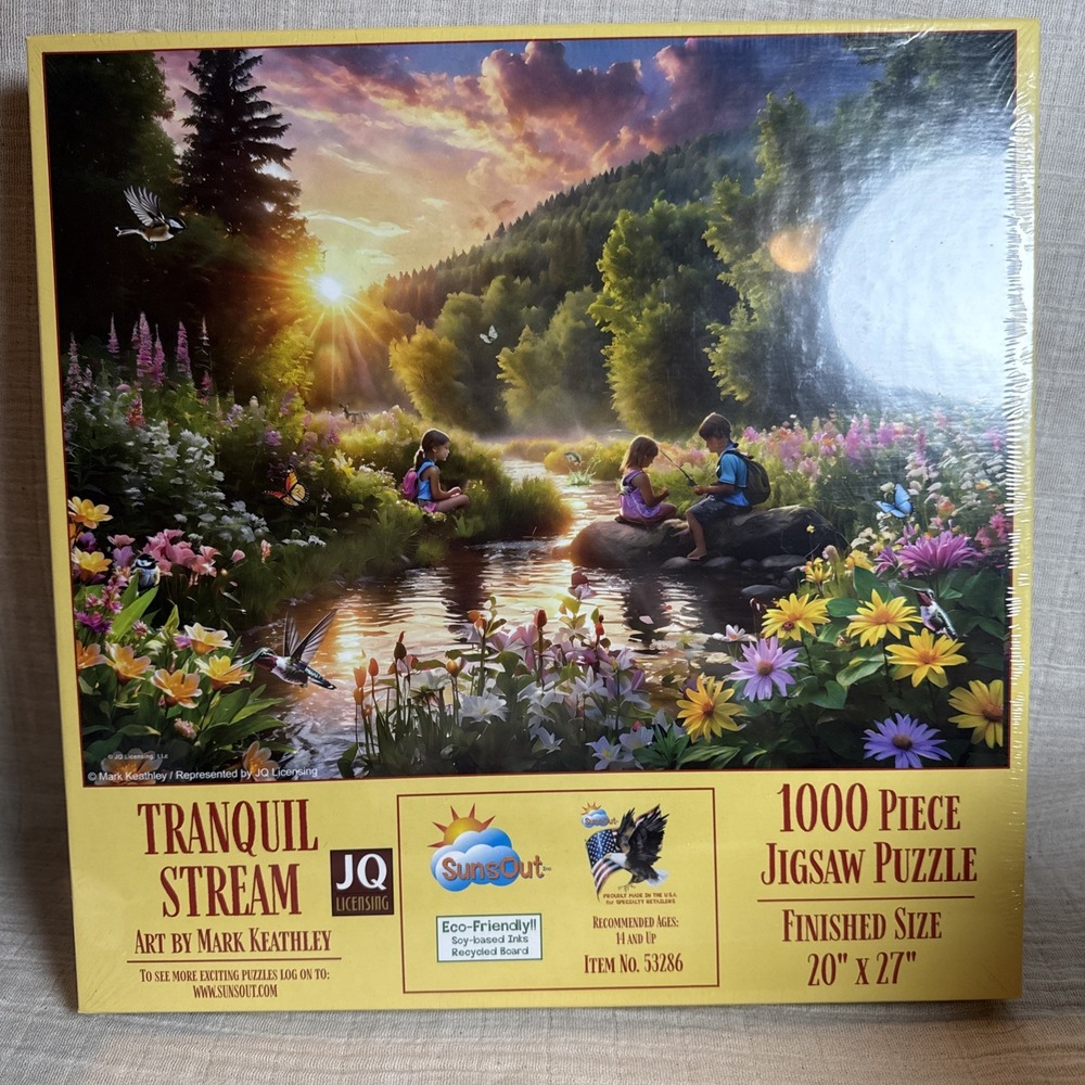 Tranquil Stream 1000-Piece Jigsaw Puzzle (20x27)